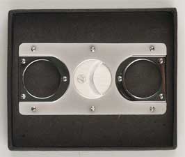 Dual Blade Cigar Cutter Screw Finish