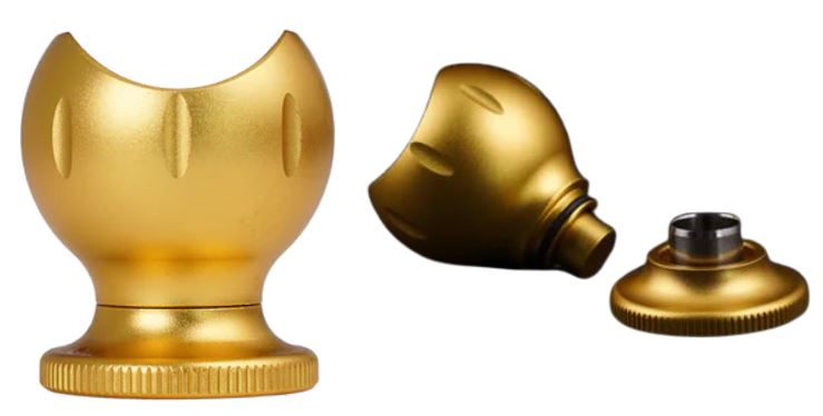 CIGAR STAND REST PUNCH SET - GOLD
