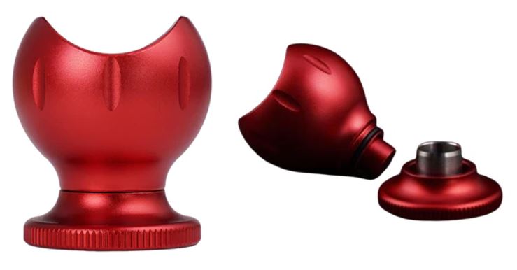 CIGAR STAND REST PUNCH SET - RED