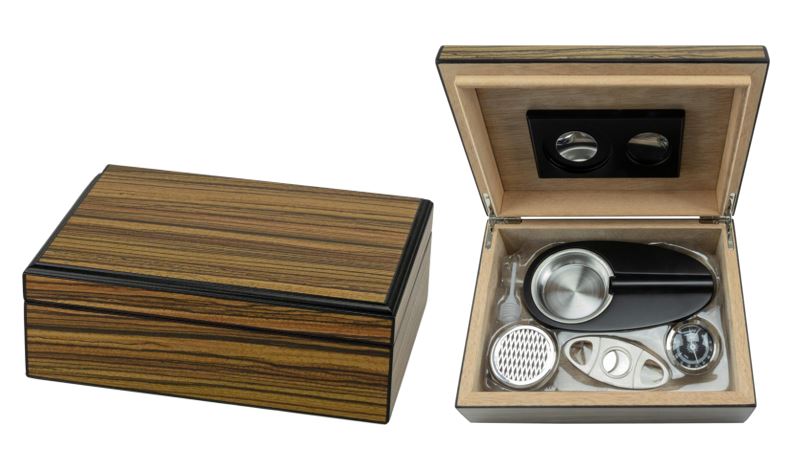 Zebra Matt Finish Humidor