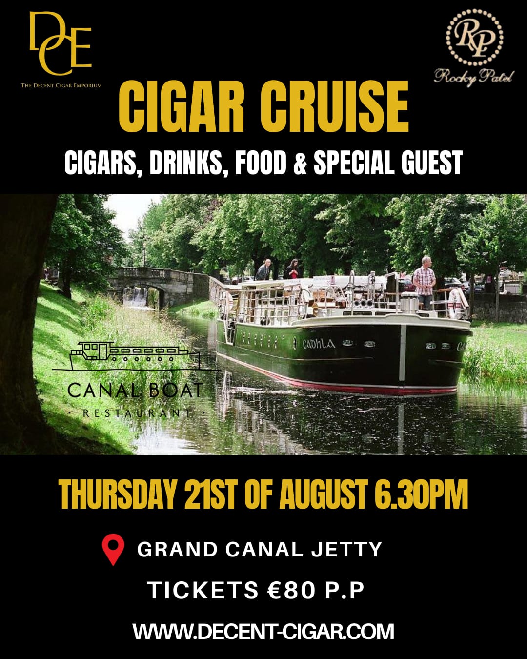 Decent Cigar Event - Cigar Cruise 21st August 2025